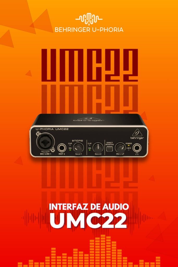 Interfaz de audio Behringer Uphoria UMC22